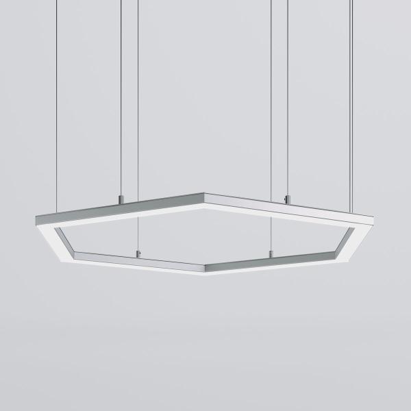 Hexagon LED Pendelleuchte im modernen Wabendesign ✓ Eleganter Wabenförmiger LED-Deckenleuchter für Wohnzimmer und Showrooms | HEXA-H-1.